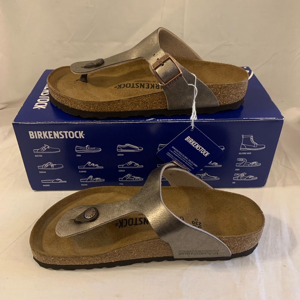 New Women's Birkenstock Gizeh - Graceful Taupe Womens Sandals - Size 36 / W5